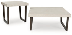 Westenfort Espresso/Gray Occasional Table Set (Set of 2) - Ornate Home