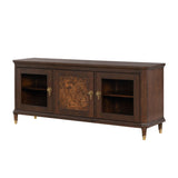 Westerham Dark Cherry 70" TV Stand - Ornate Home
