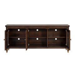 Westerham Dark Cherry 70" TV Stand - Ornate Home