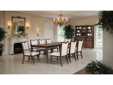 Westerham Dark Cherry Dining Table w/ 18" Leaf - Ornate Home