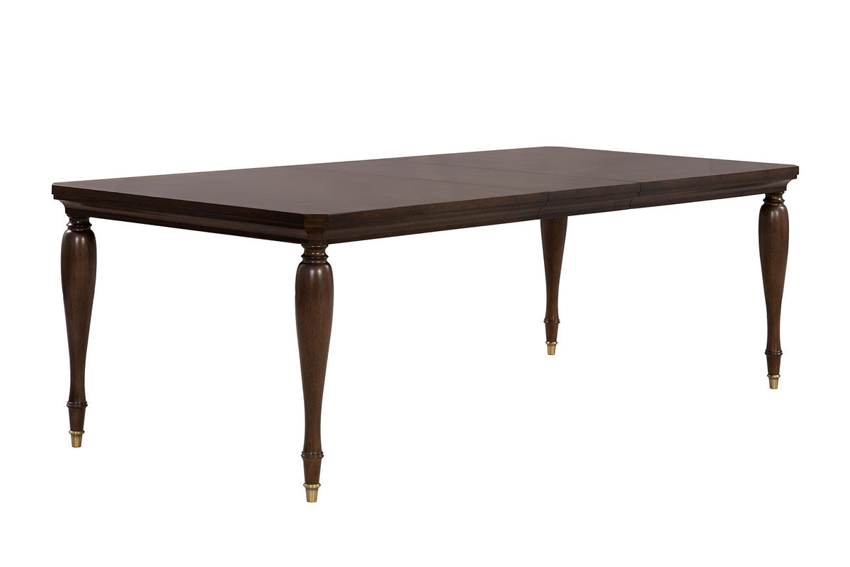Westerham Dark Cherry Dining Table w/ 18" Leaf - Ornate Home