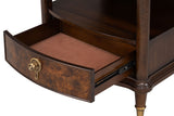 Westerham Dark Cherry End Table w/ LED - Ornate Home