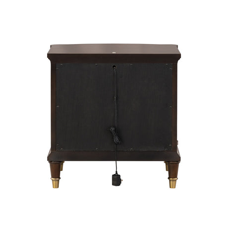 Westerham Dark Cherry End Table w/ LED - Ornate Home