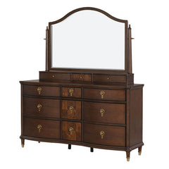 Westerham Dark Cherry Mirror - Ornate Home
