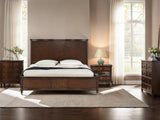 Westerham Dark Cherry Queen Bed - Ornate Home