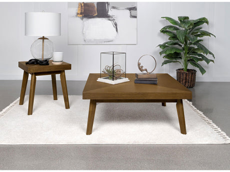 Westerly Walnut 2-piece Square Coffee and End Table Set - Ornate Home