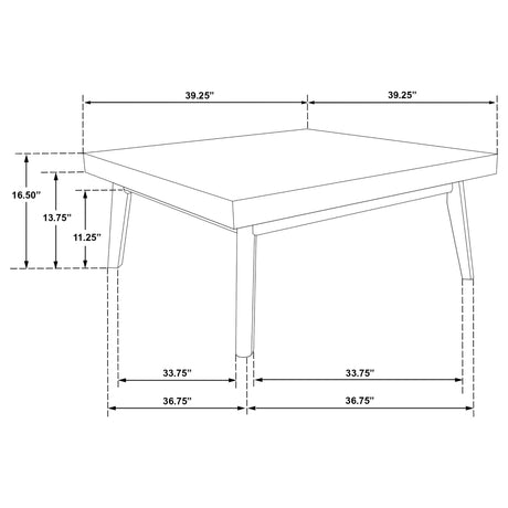 Westerly Walnut 3-piece Square Coffee and End Table Set - Ornate Home
