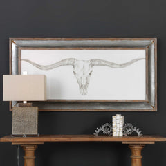 Western Skull Mount Multicolor Print - Ornate Home