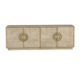 Westhaven Tan/Gold Four-Door Sideboard - Ornate Home
