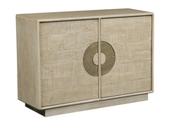 Westhaven Tan/Gold Two-Door Cabinet - Ornate Home