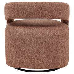 Westhill Berry Boucle Upholstered Swivel Accent Chair - Ornate Home