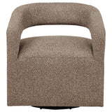 Westhill Rocky Road Boucle Upholstered Swivel Accent Chair - Ornate Home