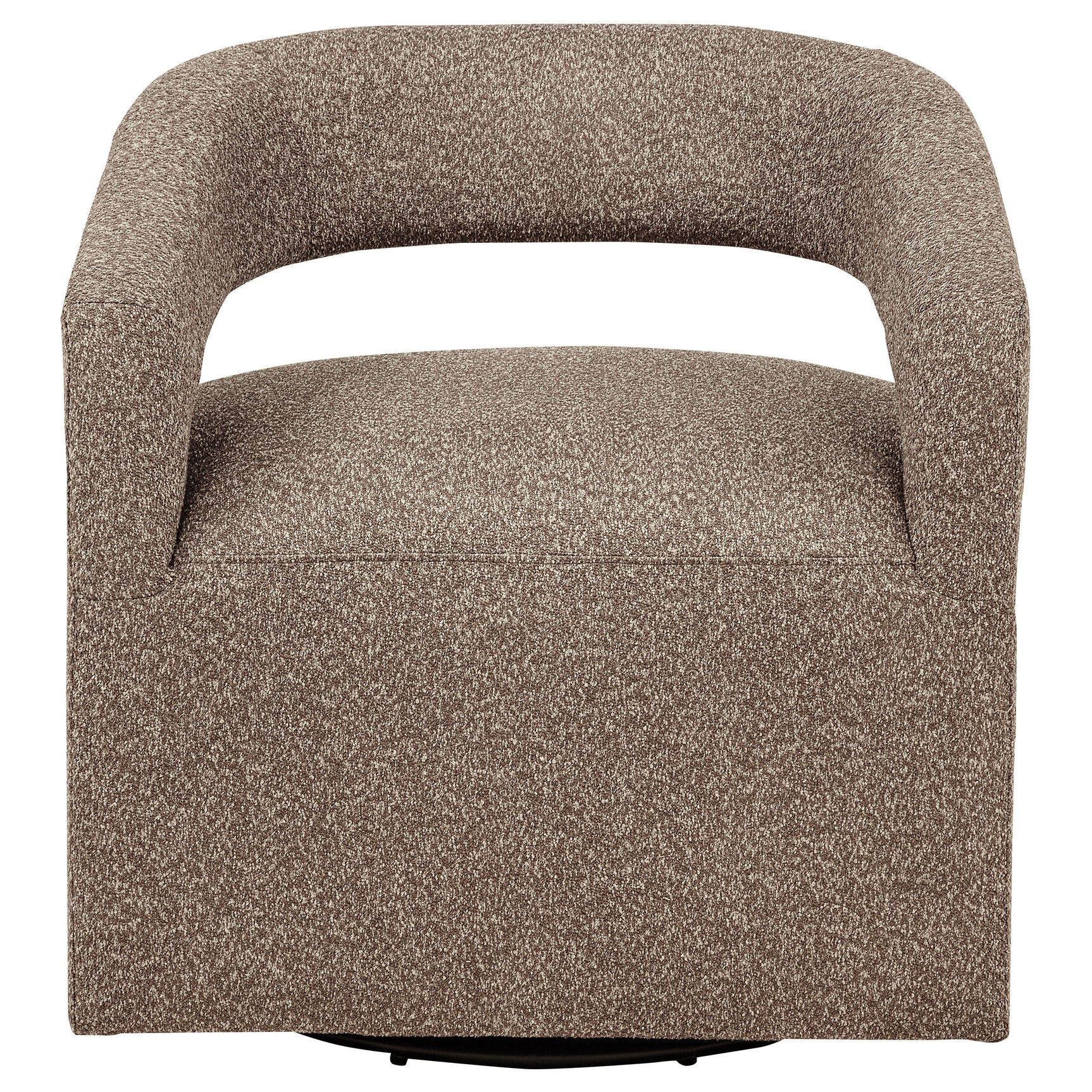 Westhill Rocky Road Boucle Upholstered Swivel Accent Chair - Ornate Home