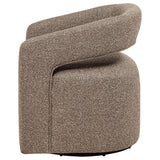 Westhill Rocky Road Boucle Upholstered Swivel Accent Chair - Ornate Home