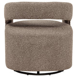 Westhill Rocky Road Boucle Upholstered Swivel Accent Chair - Ornate Home