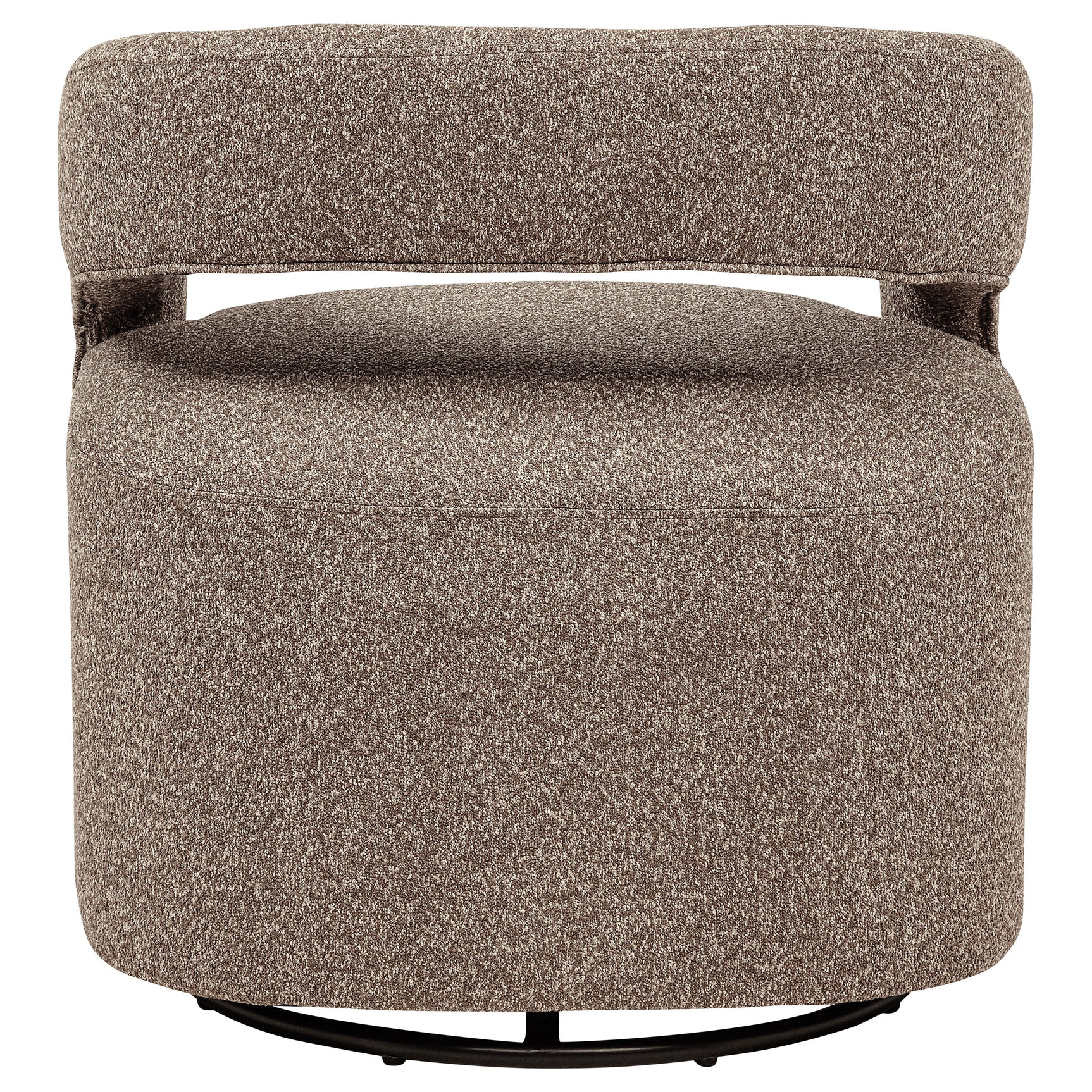 Westhill Rocky Road Boucle Upholstered Swivel Accent Chair - Ornate Home