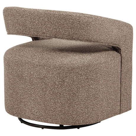 Westhill Rocky Road Boucle Upholstered Swivel Accent Chair - Ornate Home