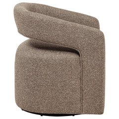 Westhill Rocky Road Boucle Upholstered Swivel Accent Chair - Ornate Home