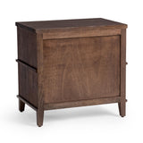 Westlake Auburn Walnut 2 Drawer Nightstand - Ornate Home