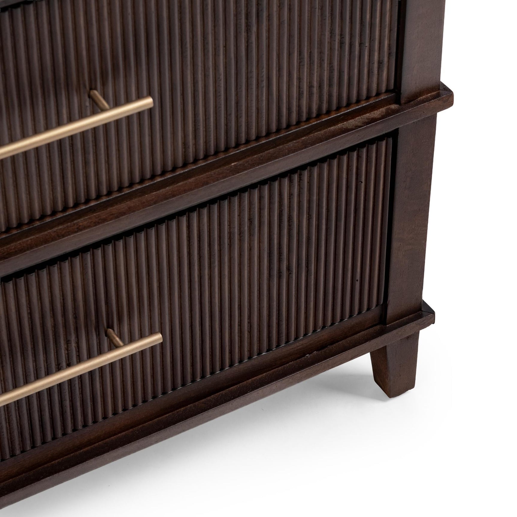 Westlake Auburn Walnut 2 Drawer Nightstand - Ornate Home