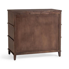 Westlake Auburn Walnut 3 Drawer Chest - Ornate Home
