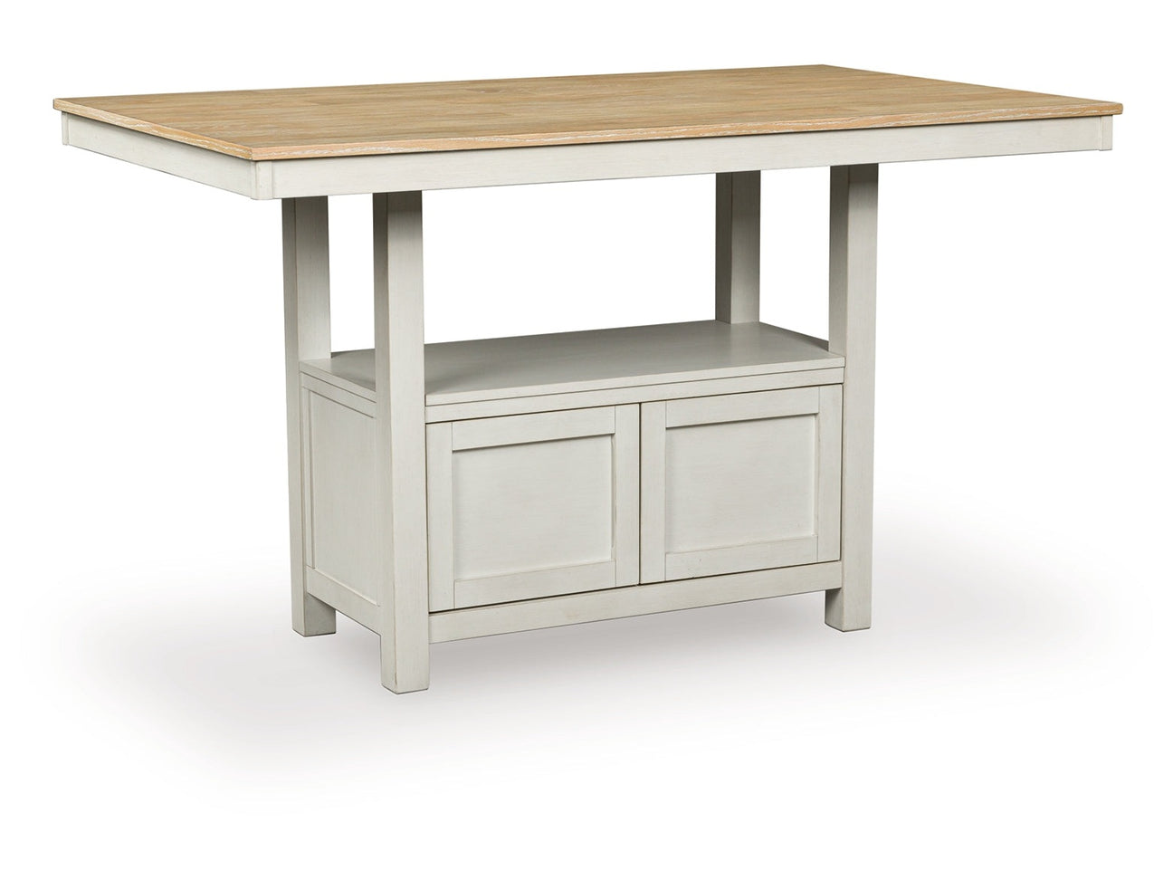 Westlinport Antique White/Natural Counter Height Dining Table - Ornate Home