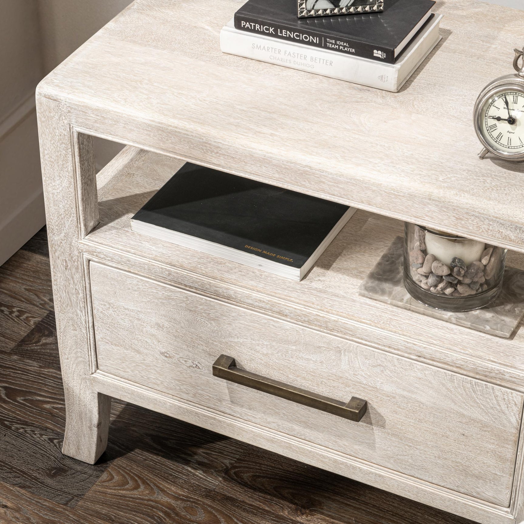 Westmont Creamwood 1 Drawer Nightstand - Ornate Home