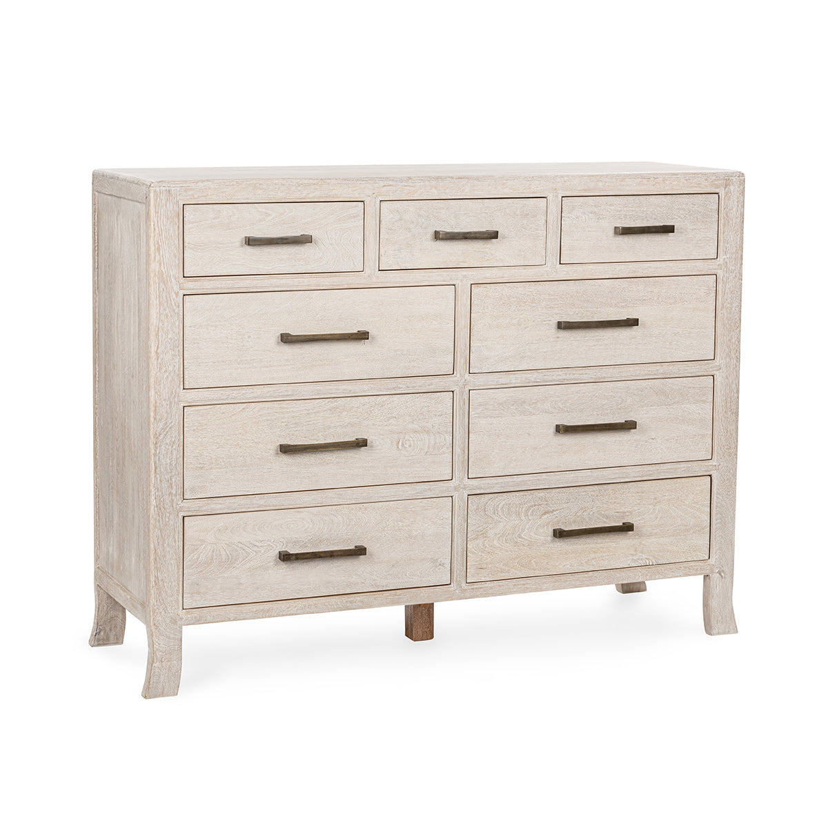 Westmont Creamwood 9 Drawer Dresser - Ornate Home