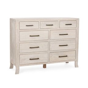 Westmont Creamwood 9 Drawer Dresser - Ornate Home