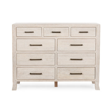 Westmont Creamwood 9 Drawer Dresser - Ornate Home