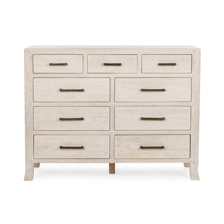 Westmont Creamwood 9 Drawer Dresser - Ornate Home