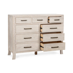 Westmont Creamwood 9 Drawer Dresser - Ornate Home