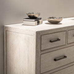 Westmont Creamwood 9 Drawer Dresser - Ornate Home