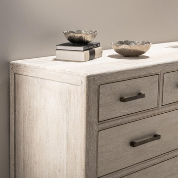 Westmont Creamwood 9 Drawer Dresser - Ornate Home