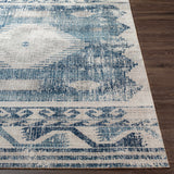 Westmount Denim Aztec Area Rug - Ornate Home