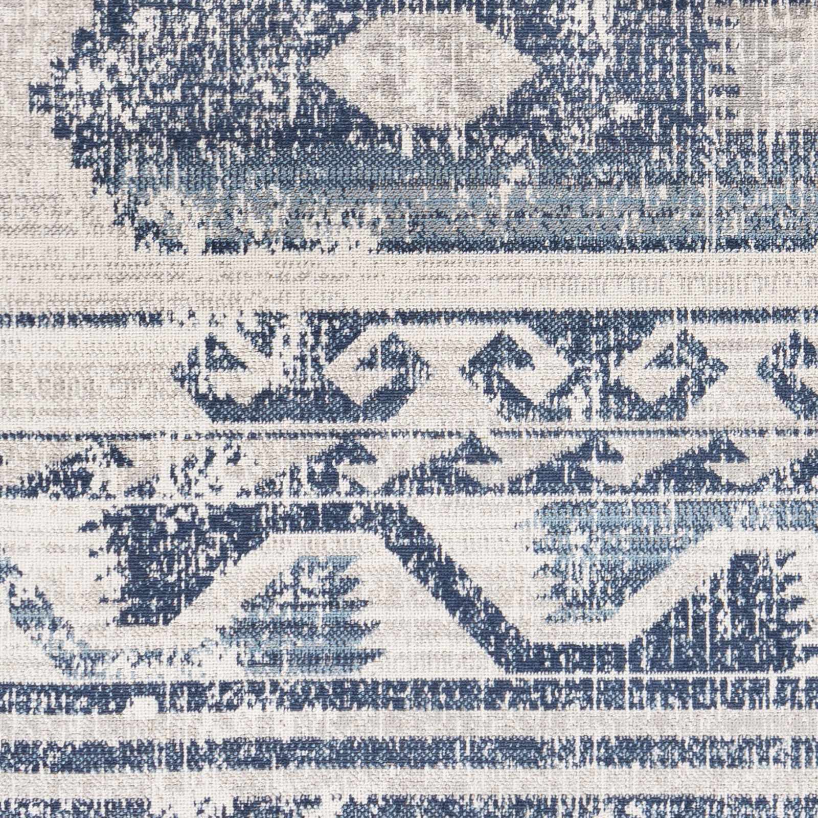 Westmount Denim Aztec Area Rug - Ornate Home