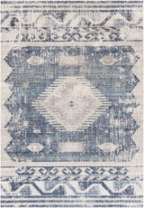 Westmount Denim Aztec Outdoor Area Rug - Ornate Home
