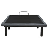 Weston Black And Grey Full Dual-motor Massage Adjustable Bed Base In - Ornate Home