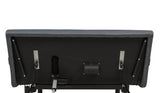 Weston Black And Grey Full Dual-motor Massage Adjustable Bed Base In - Ornate Home
