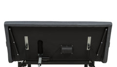 Weston Black And Grey Full Dual-motor Massage Adjustable Bed Base In - Ornate Home