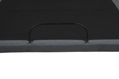 Weston Black And Grey Full Dual-motor Massage Adjustable Bed Base In - Ornate Home