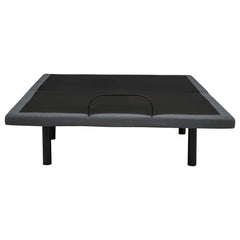 Weston Black And Grey Queen Dual-motor Massage Adjustable Bed Base In - Ornate Home