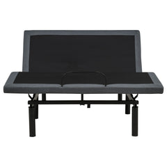 Weston Black And Grey Queen Dual-motor Massage Adjustable Bed Base In - Ornate Home