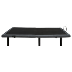 Weston Black And Grey Queen Dual-motor Massage Adjustable Bed Base In - Ornate Home