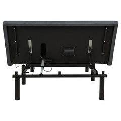 Weston Black And Grey Queen Dual-motor Massage Adjustable Bed Base In - Ornate Home