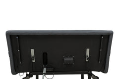 Weston Black And Grey Queen Dual-motor Massage Adjustable Bed Base In - Ornate Home