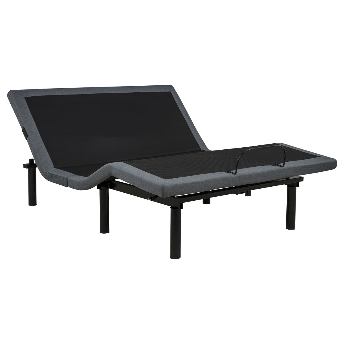 Weston Black And Grey Queen Dual-motor Massage Adjustable Bed Base - Ornate Home