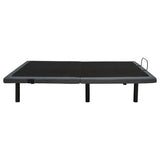 Weston Black And Grey Queen Dual-motor Massage Adjustable Bed Base - Ornate Home