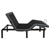 Weston Black And Grey Queen Dual-motor Massage Adjustable Bed Base - Ornate Home