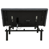Weston Black And Grey Queen Dual-motor Massage Adjustable Bed Base - Ornate Home